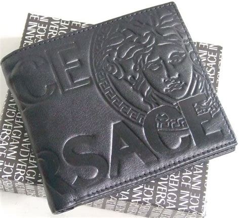 wallet versace men's sale|gianni versace wallet price.